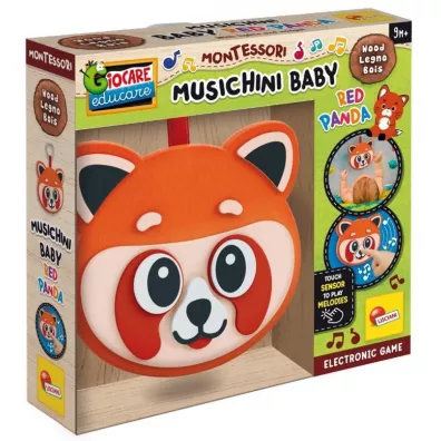 Montessori Wood muzyczna Panda Lisciani