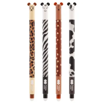 D�ugopis wymazywalny Happy Color Uszaki niebieski - Furry Safari 0.5mm