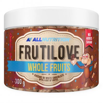 Allnutrition Rodzynki w biaej czekoladzie z nut kawy Frutilove whole fruits 300 g