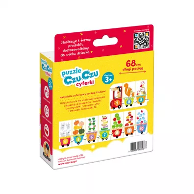 Puzzle 20 el. Cyferki Bright Junior Media