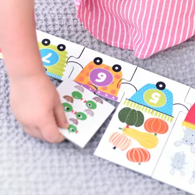 Puzzle 20 el. Cyferki Bright Junior Media