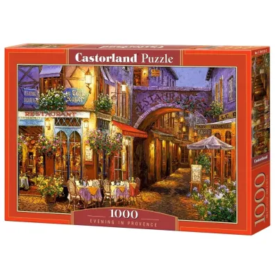 Puzzle 1000 el. Wiecz�r w Prowansji Castorland