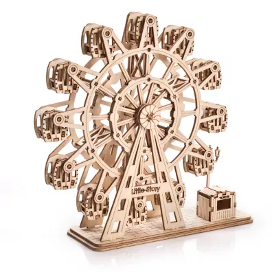 Robotime Little Story Drewniane Puzzle Model 3D - Diabelski Myn