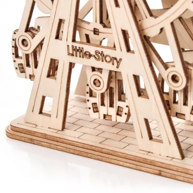 Robotime Little Story Drewniane Puzzle Model 3D - Diabelski Myn