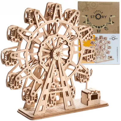 Robotime Little Story Drewniane Puzzle Model 3D - Diabelski Myn
