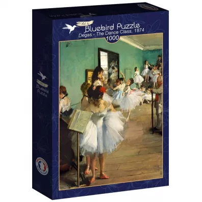Puzzle 1000 el. Szko�a ta�ca, Degas 1874 Bluebird Puzzle