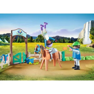 Playmobil Horses of Waterfall Nowoczesna arena je�dziecka 71637