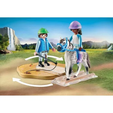 Playmobil Horses of Waterfall Nowoczesna arena je�dziecka 71637