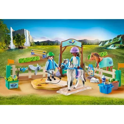 Playmobil Horses of Waterfall Nowoczesna arena je�dziecka 71637