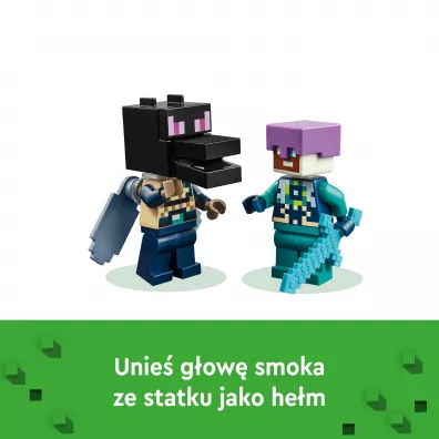 LEGO Minecraft Smok Kresu i statek Kresu 21264