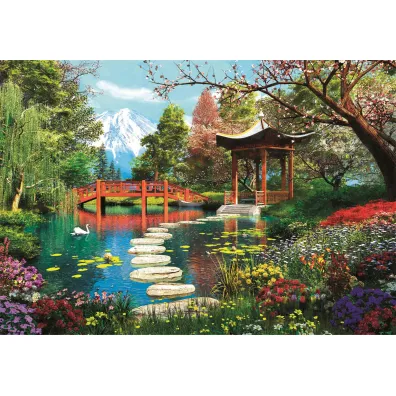 Puzzle 1000 el. Compact Fuji Garden Clementoni