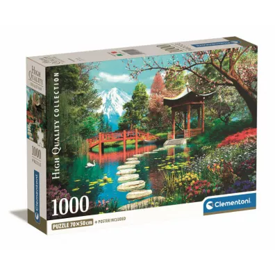 Puzzle 1000 el. Compact Fuji Garden Clementoni
