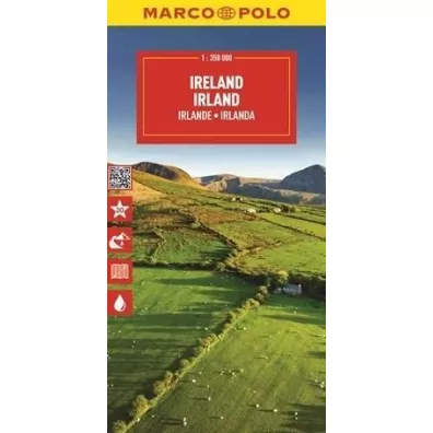 Irlandia. Mapa drogowa w skali 1:350 000