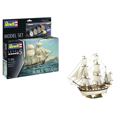 Model Set. H.M.S. Beagle Revell