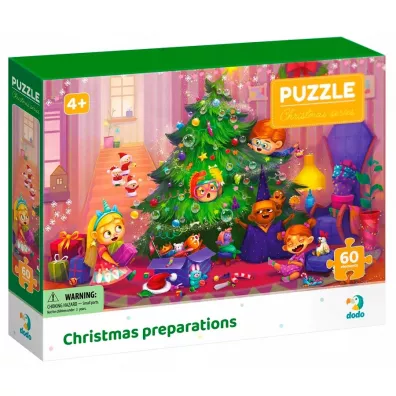Puzzle 60 el. Christmas preparations Dodo