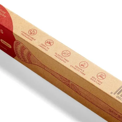 Georganics Drewniany czy�cik do j�zyka, naturalny spos�b na redukcj� osadu bakteryjnego