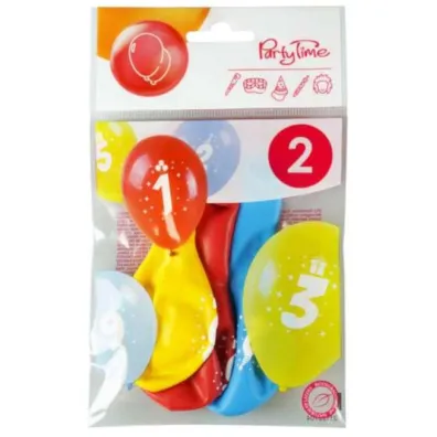 Arpex Balon dekoracyjny Cyferki 2 3 szt.