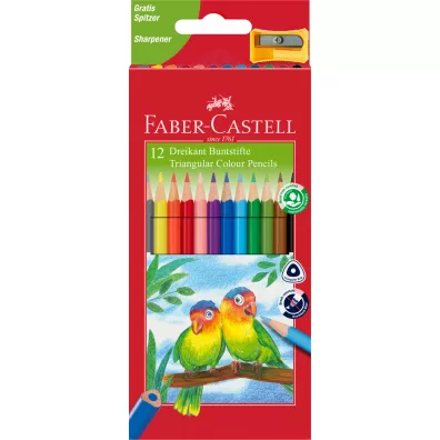 Faber-Castell Kredki Eco Colour + temper�wka 12 szt.