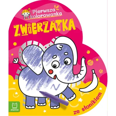 Pierwsza kolorowanka. Zwierz�tka. Ze s�onikiem - Agnieszka Bator
