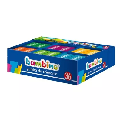 St. Majewski Gumka do �cierania Bambino MAJEWSKI p36, mix cena za 1 szt