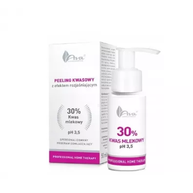 Ava Professional Home Therapy kwas mlekowy 30% do twarzy 50 ml