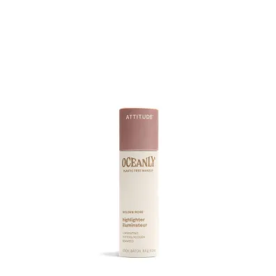 Attitude Oceanly, Zestaw kosmetyk�w Silky Pink: b�yszczyk, r�, roz�wietlacz 2 x 8.5 g + 3.4 g