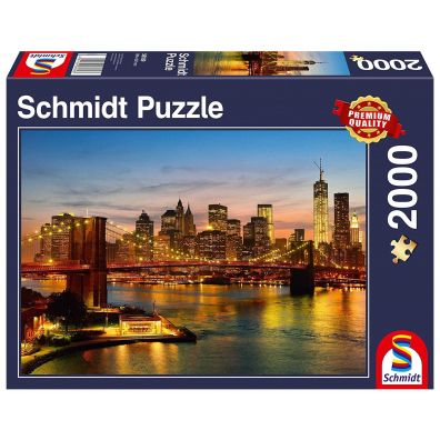 Puzzle 2000 el. Nowy Jork Schmidt