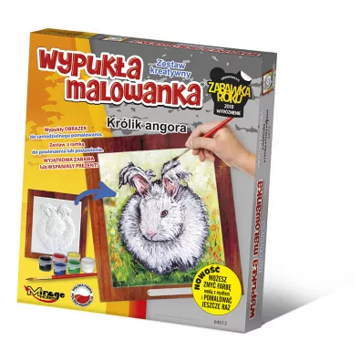 Wypuk�a malowanka Futrzak - Kr�lik angora Mirage Hobby