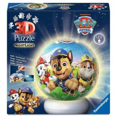 Puzzle 3D NightLight Paw Patrol Ravensburger