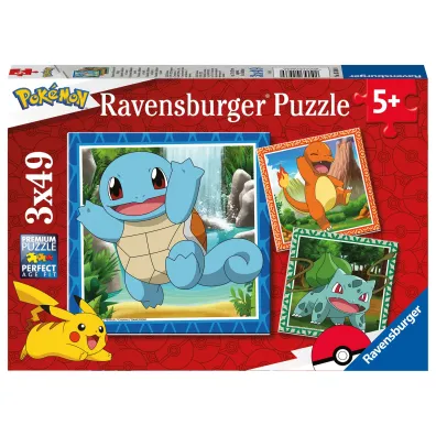 Puzzle 3x49 el. Pokemony Ravensburger
