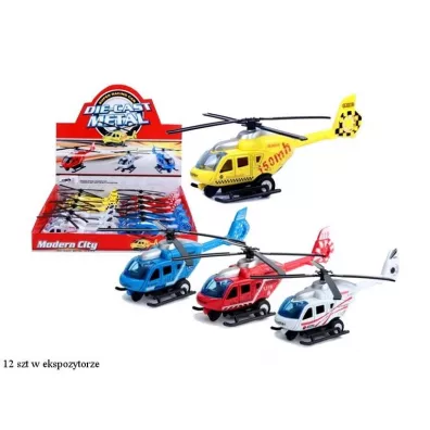 Helikopter je�d��cy metalowy MIX Swede