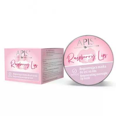 Apis Regenerujca maska do ust na noc Raspberry Lips 10 ml