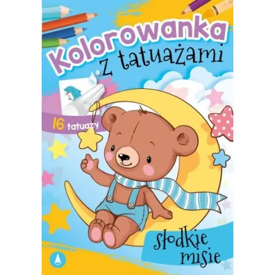 Malowanka A5 Kolorowanka z tatua�ami. S�odkie misie SKRZAT 073010 SK