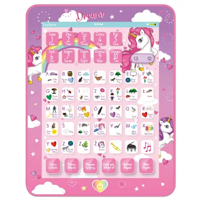 Dwuj�zyczny tablet edukacyjny Jednoro�ec JCPAD002UNIi17 Lexibook