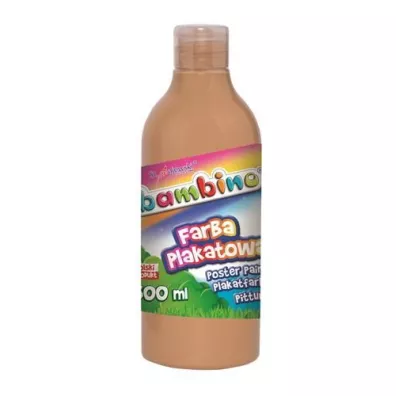 St. Majewski Farba plakatowa w butelce Bambino cielista 500ml