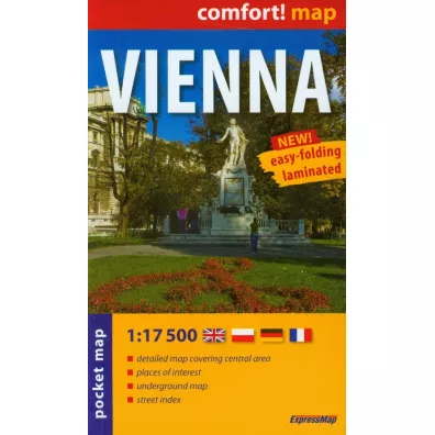 Comfort! map Wiede� (Vienna)plan miasta