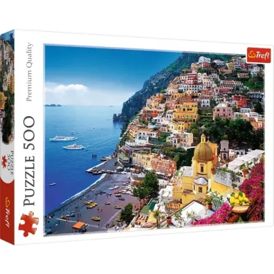 Puzzle 500 el. Positano, Wybrze�e Amalfickie, W�ochy Trefl