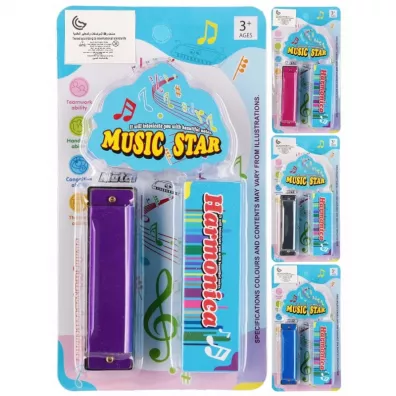 Instrumenty muzyczne Harmonijka mix MEGA CREATIVE 545451