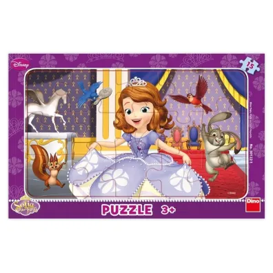 Puzzle ramkowe 15 el. Jej wysoko�� Zosia Dino Toys