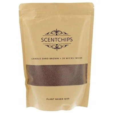 ScentChips �wieca sypana 500gr wosk per�owy br�zowy