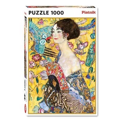 Puzzle 1000 el. Klimt, Dama z Wachlarzem Piatnik
