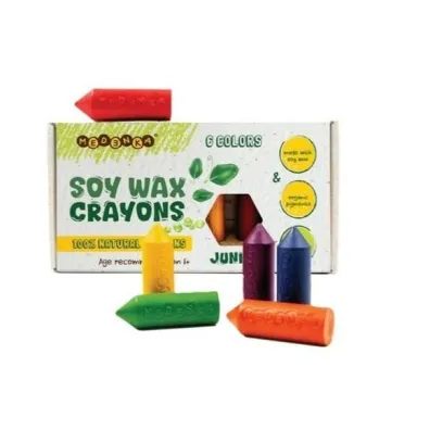 Medenka Kredki z wosku sojowego Junior 6 kolor�w