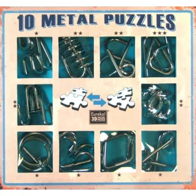 10 amigowek metalowych. Zestaw niebieski G3