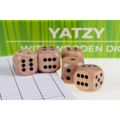 Yatzy z drewnianymi ko��mi Tactic