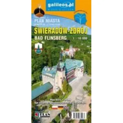 Plan miasta - �wierad�w-Zdr�j 1:10 000