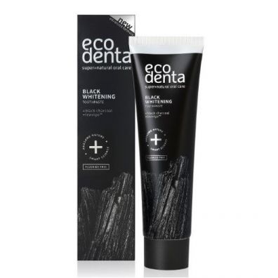 Ecodenta Black Whitening Toothpaste czarna pasta do zębów wybielająca z węglem 100 ml