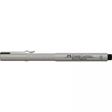 Faber-Castell Cienkopis Ecco Pigment czarny 0.7mm