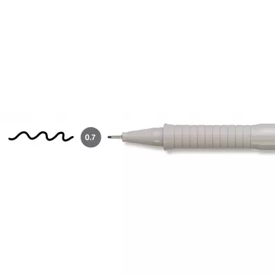 Faber-Castell Cienkopis Ecco Pigment czarny 0.7mm