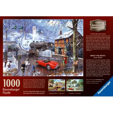 Puzzle 1000 Zimowy dworzec Ravensburger