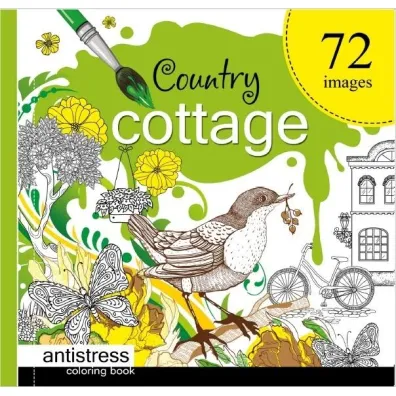 Kolorowanka antystresowa 200x200 Country cottag TW